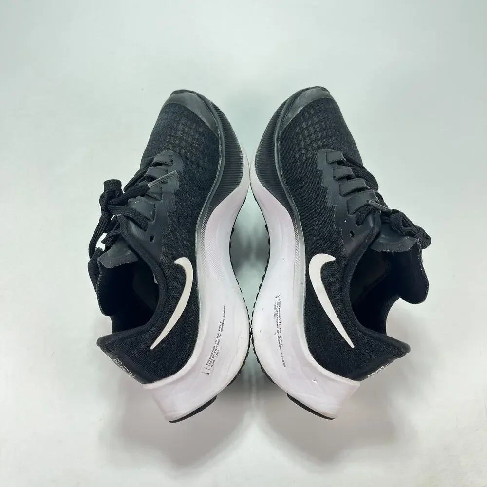 Nike Air Zoom Pegasus 37 Black White Running Shoes CJ2099-002 Youth Size 1.5Y